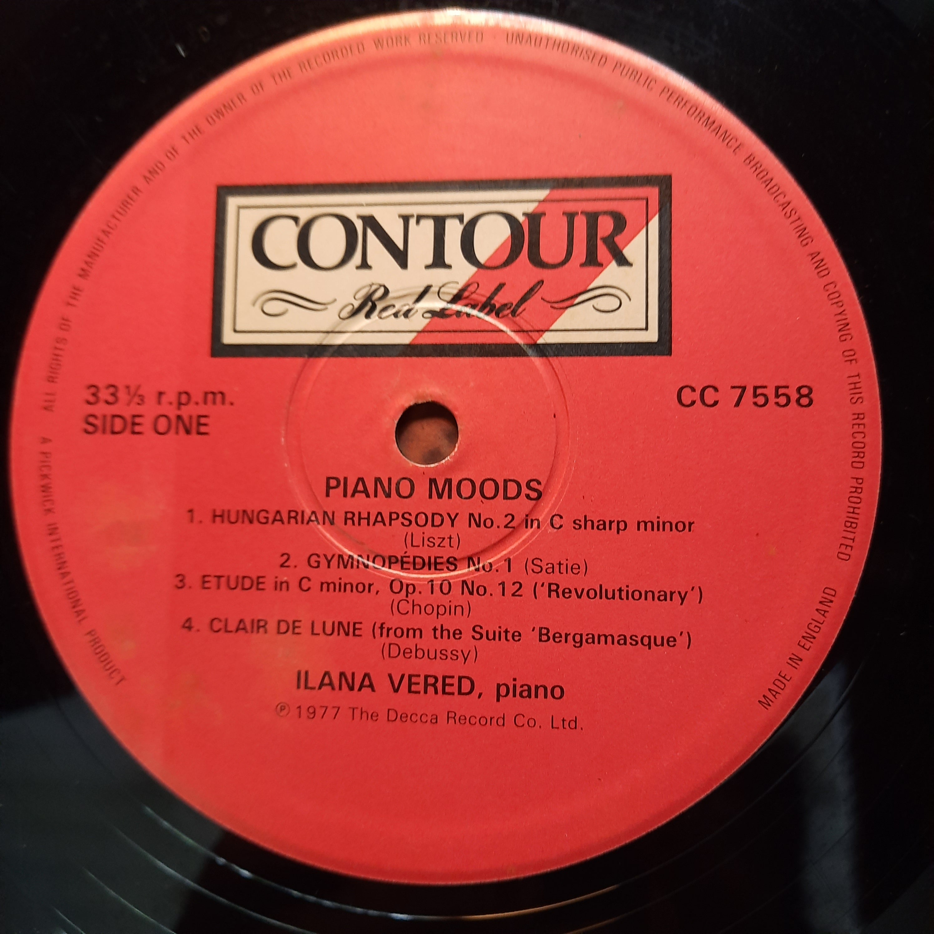 Ilana Vered  - Piano Moods (Vinyl)