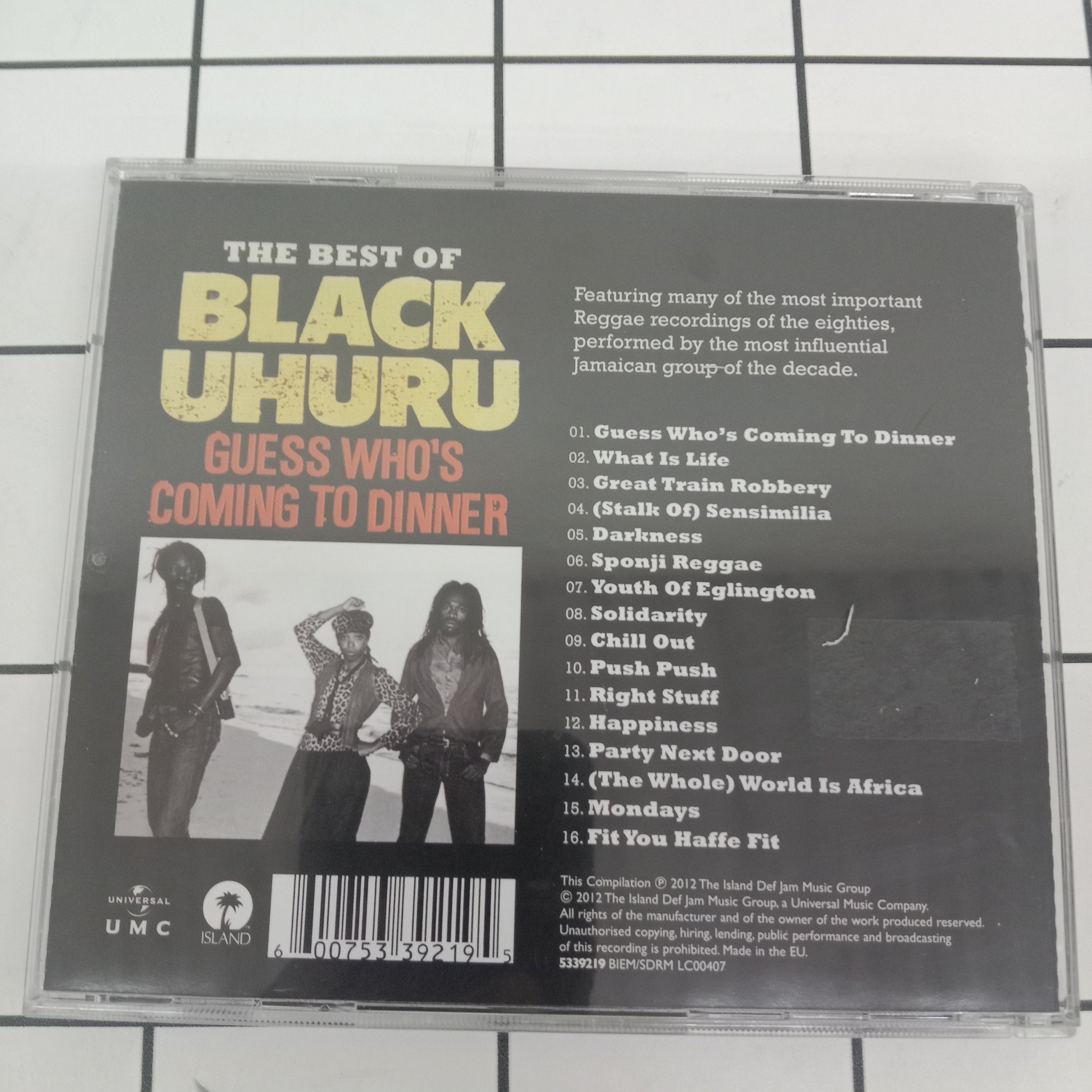 Black Uhuru - The Best Of Black Uhuru - Guess Who's Coming To Dinner (CD)