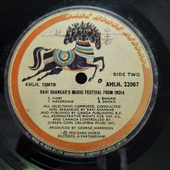 Ravi Shankar  - Ravi Shankar'S Music Festival From India (Vinyl)