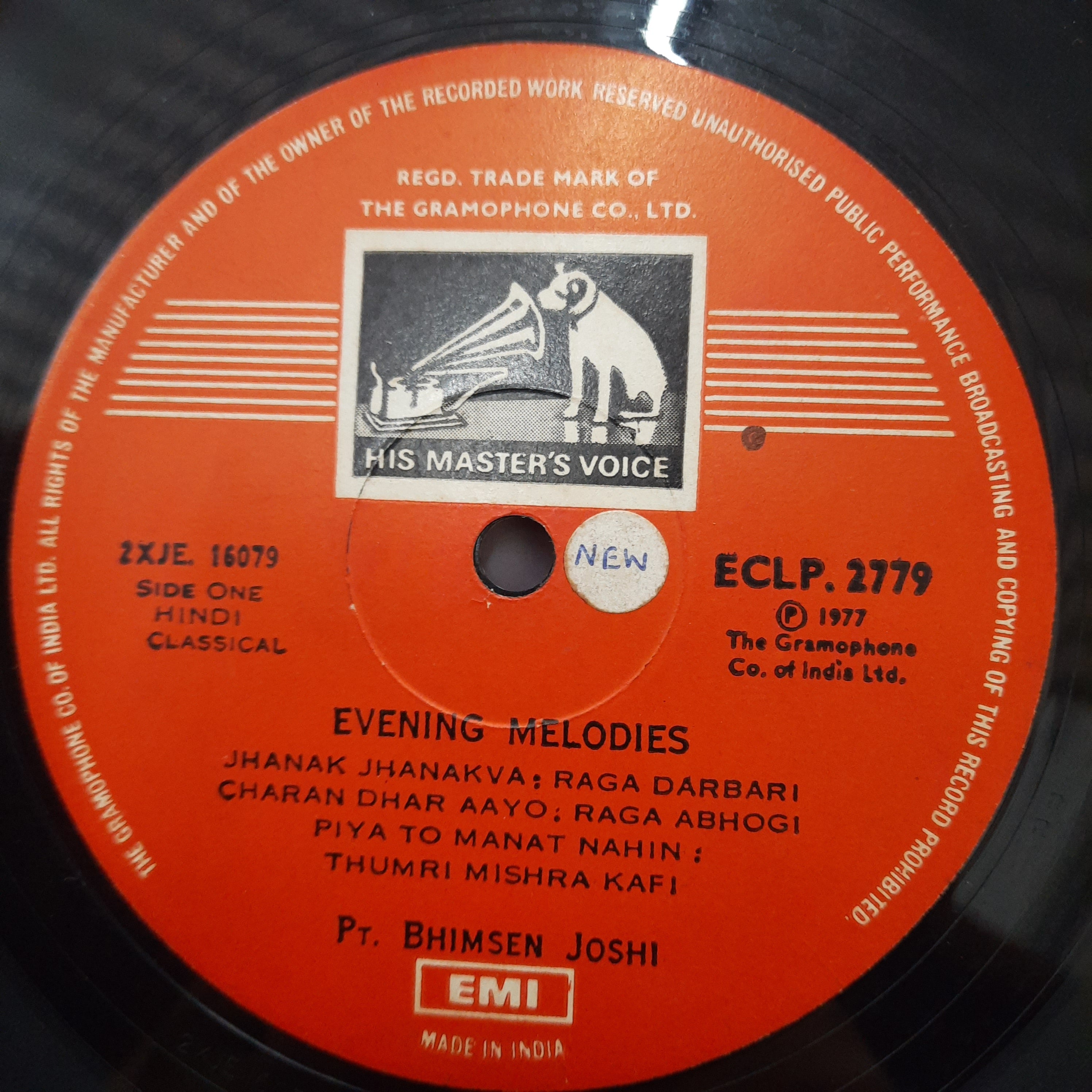 Bhimsen Joshi - Evening & Morning Melodies (Vinyl)