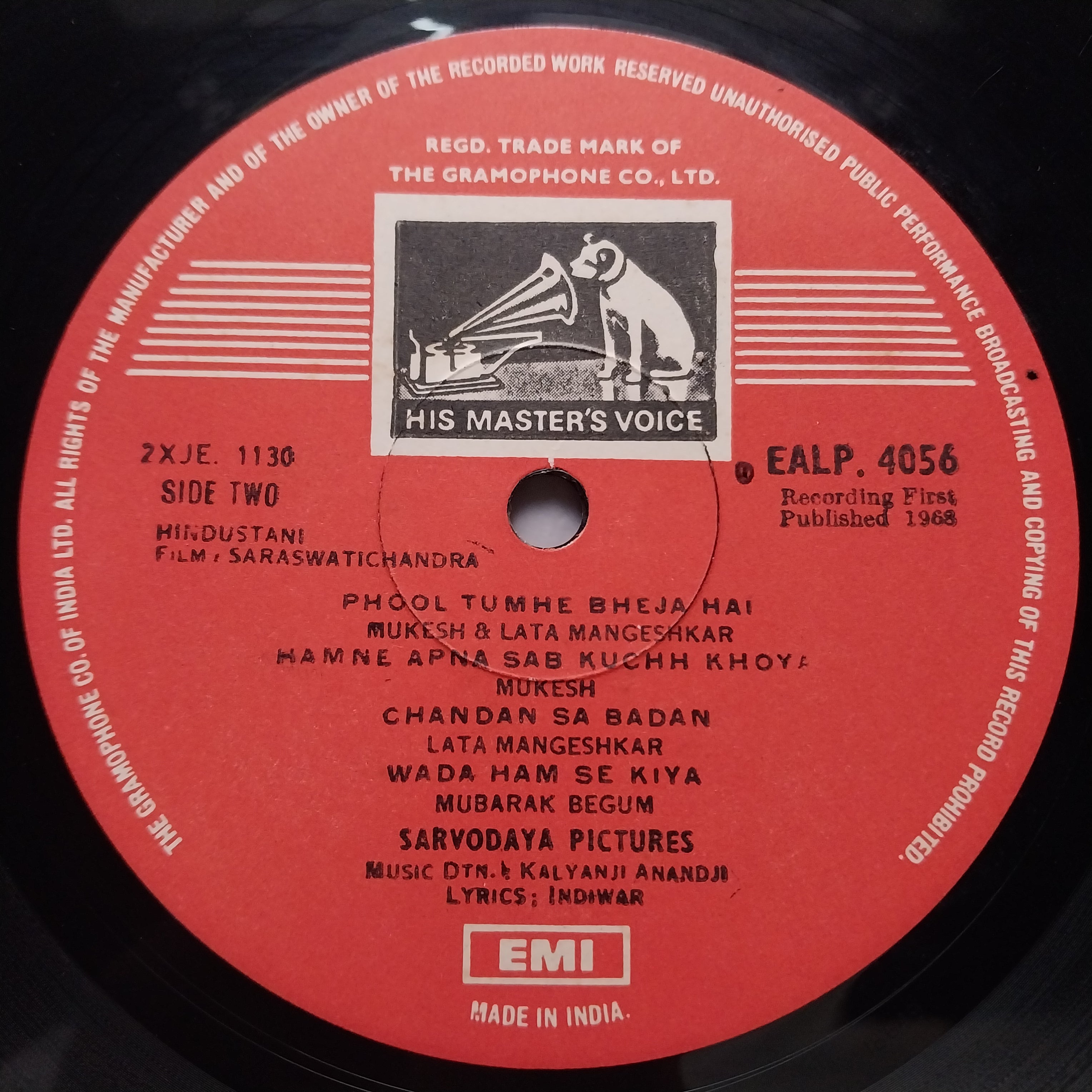 Kalyanji Anandji  - Saraswatichandra  (Vinyl)