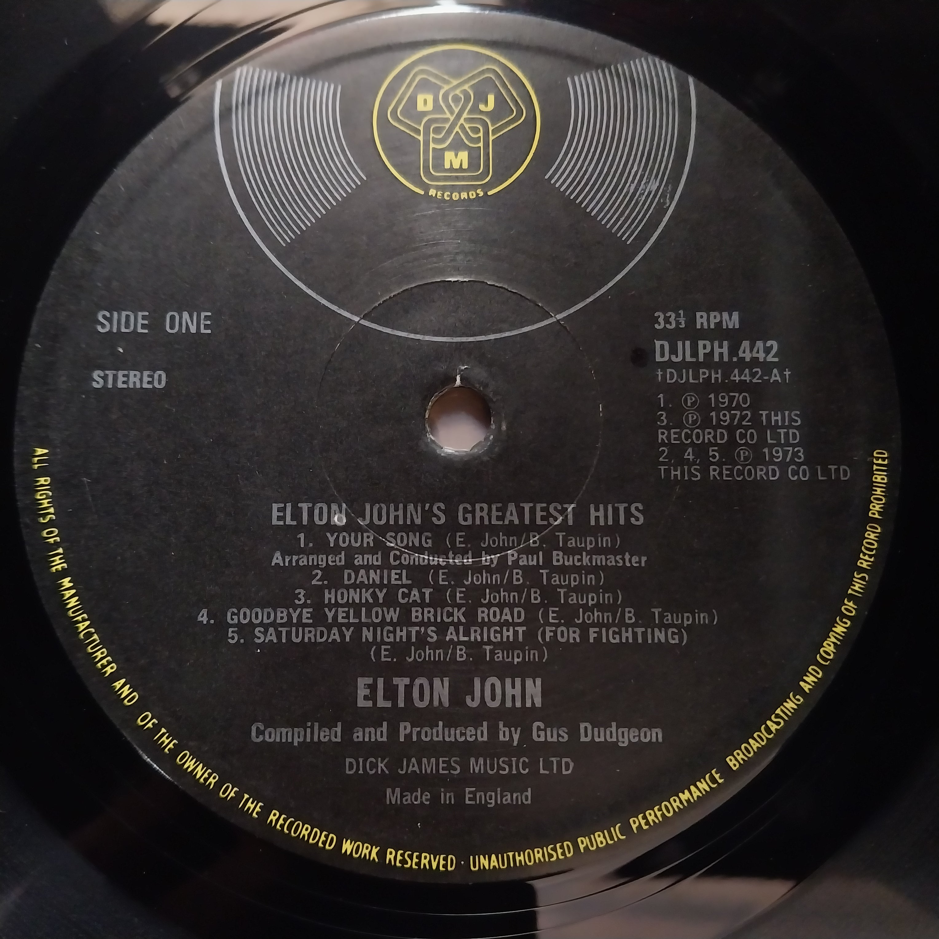 Elton John  - Greatest Hits (Vinyl)