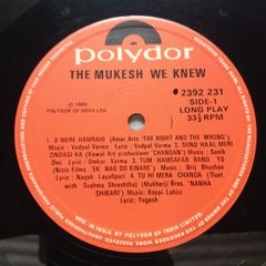 Mukesh - The Mukesh We Knew (Vinyl)