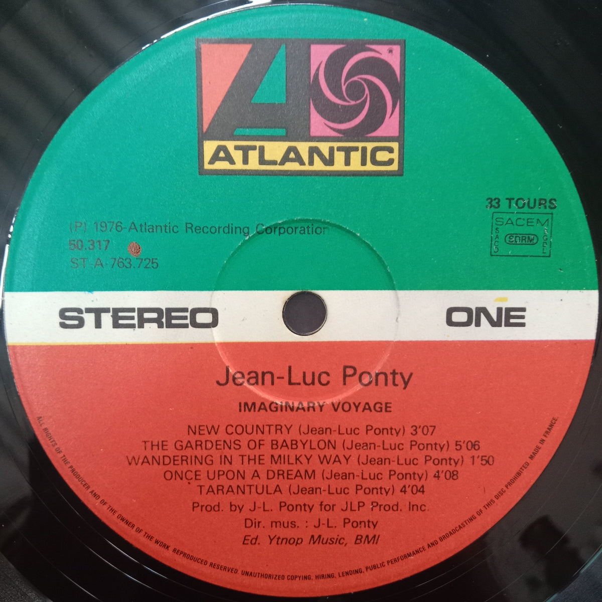 Jean-Luc Ponty  - Imaginary Voyage (Vinyl)