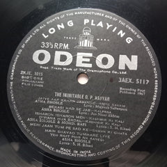 O. P. Nayyar  - The Inimitable O.P.Nayyar (Vinyl)