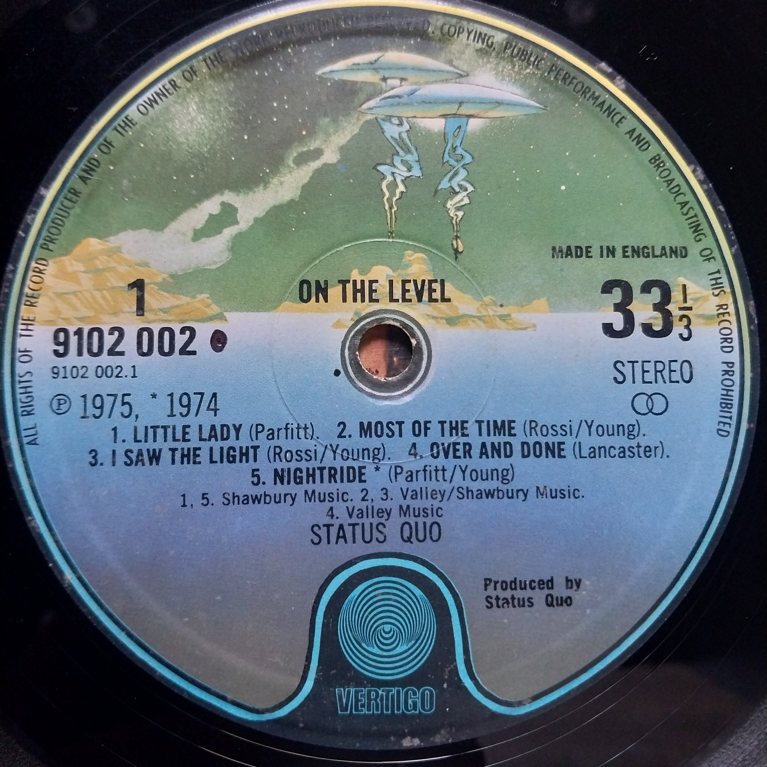 Status Quo  - On The Level (Vinyl)