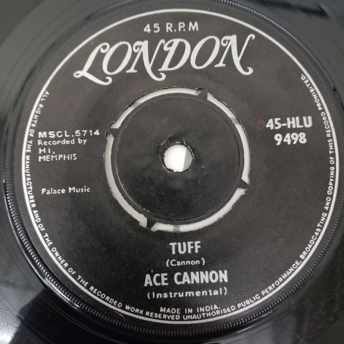 Ace Cannon - Tuff / Sittin' (45-RPM)