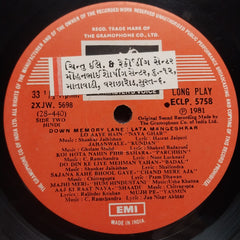 Lata Mangeshkar - Down Memory Lane (Vinyl)