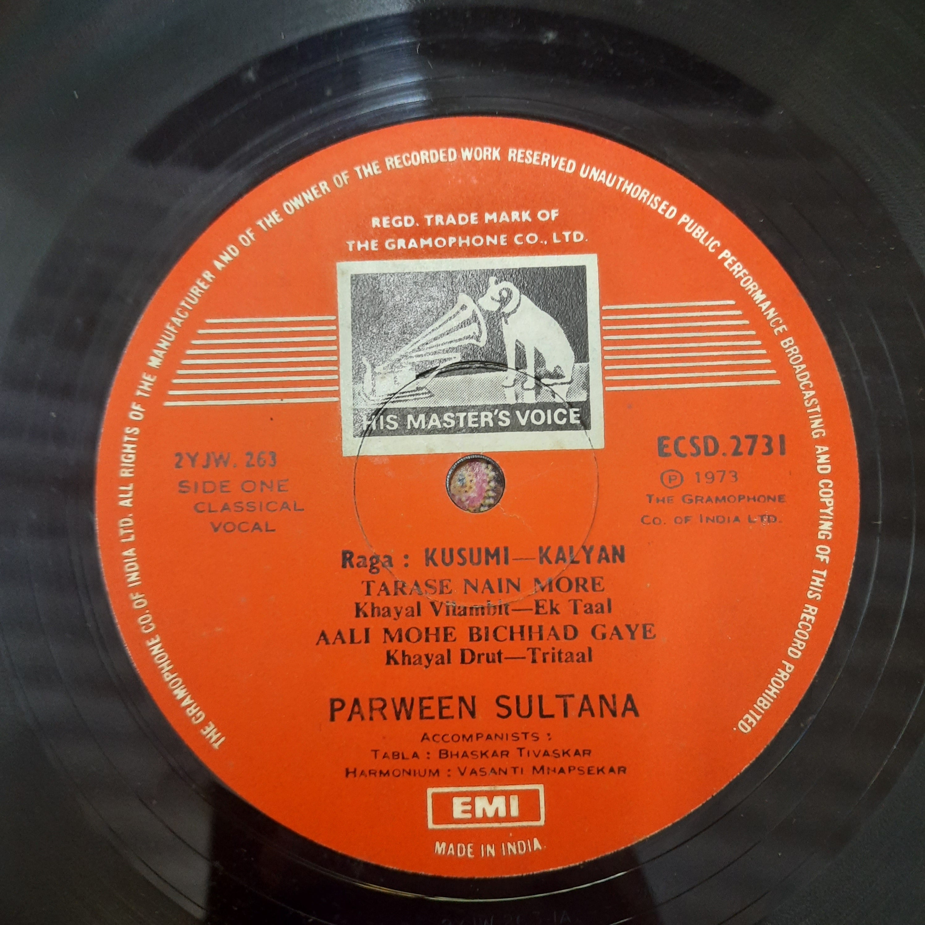 Parween Sultana  - Khayal & Thumri (Vinyl)