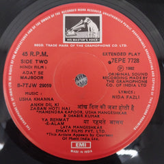Usha Khanna  - Adat Se Majboor (45-RPM)