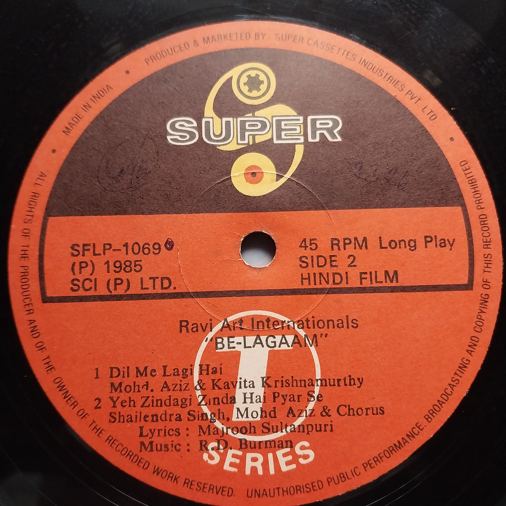 R.D.Burman*  - Be-Lagaam (Vinyl)