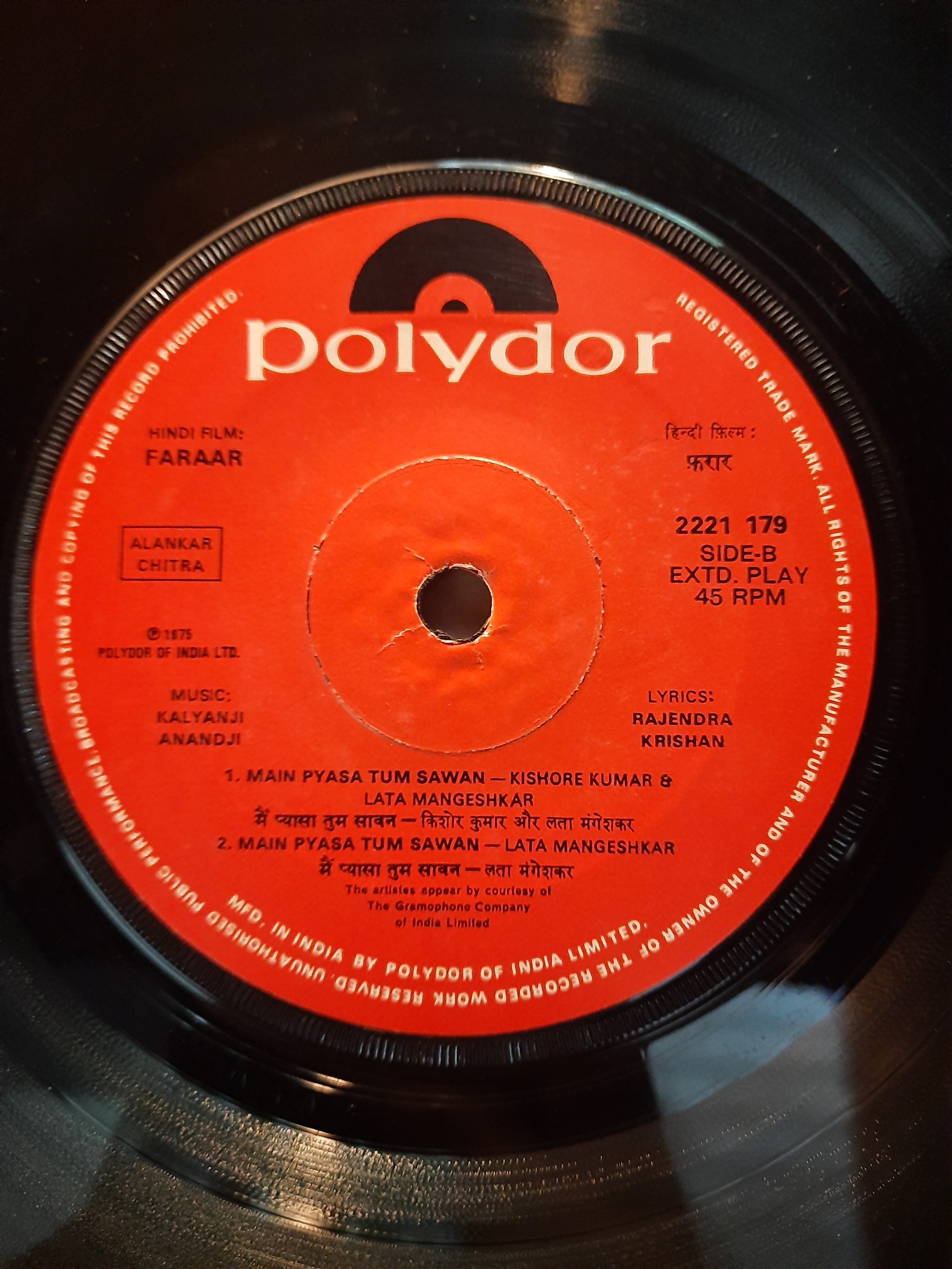 Kalyanji Anandji*  - Faraar (45-RPM)