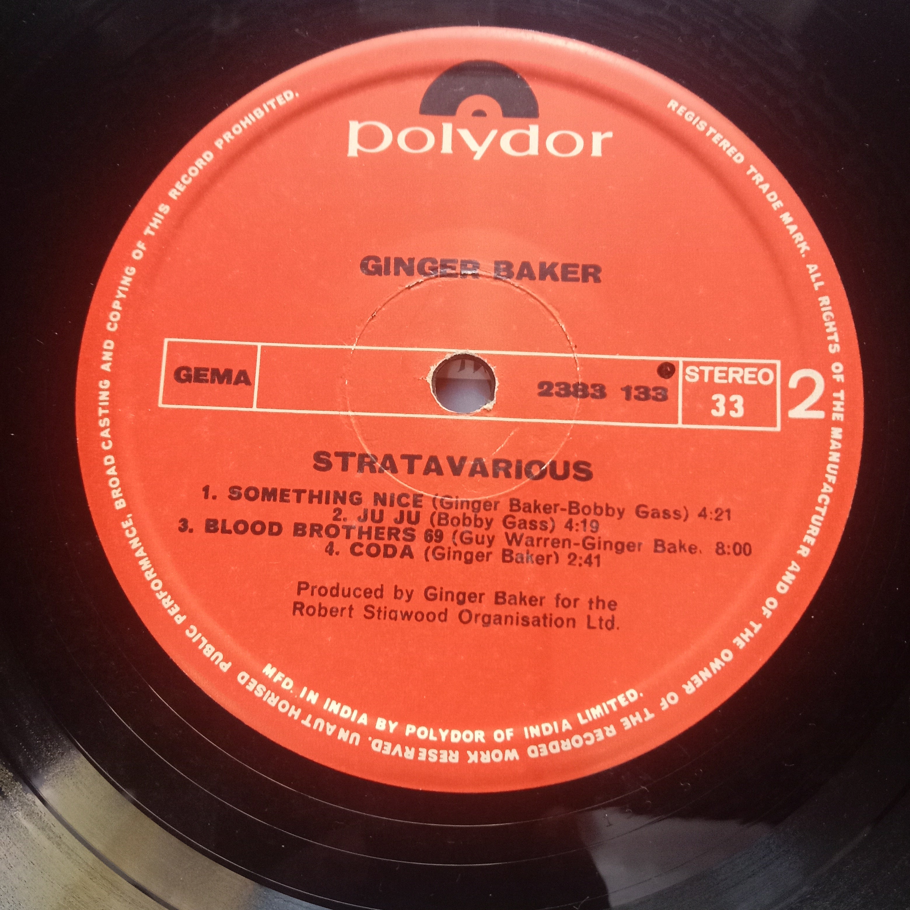 Ginger Baker  - Stratavarious (Vinyl)