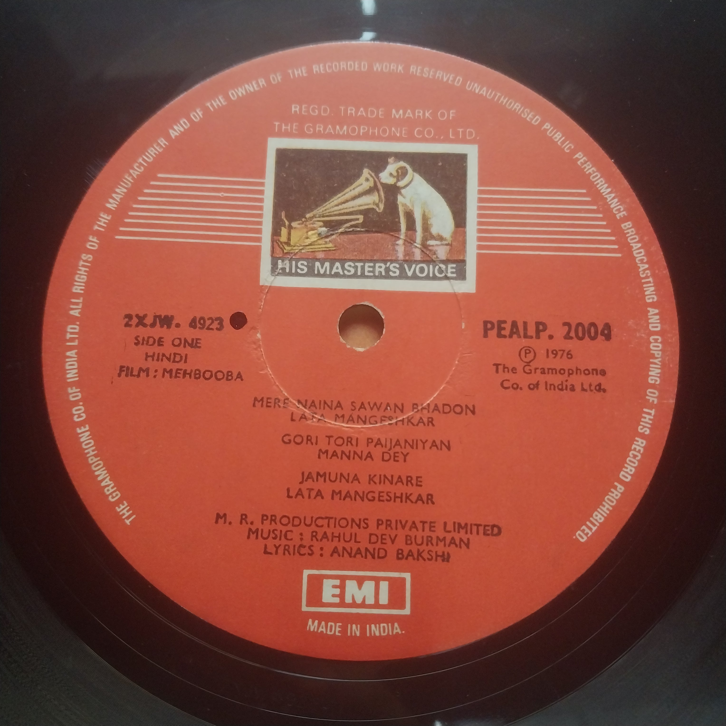 Rahul Dev Burman*  - Mehbooba (Vinyl)
