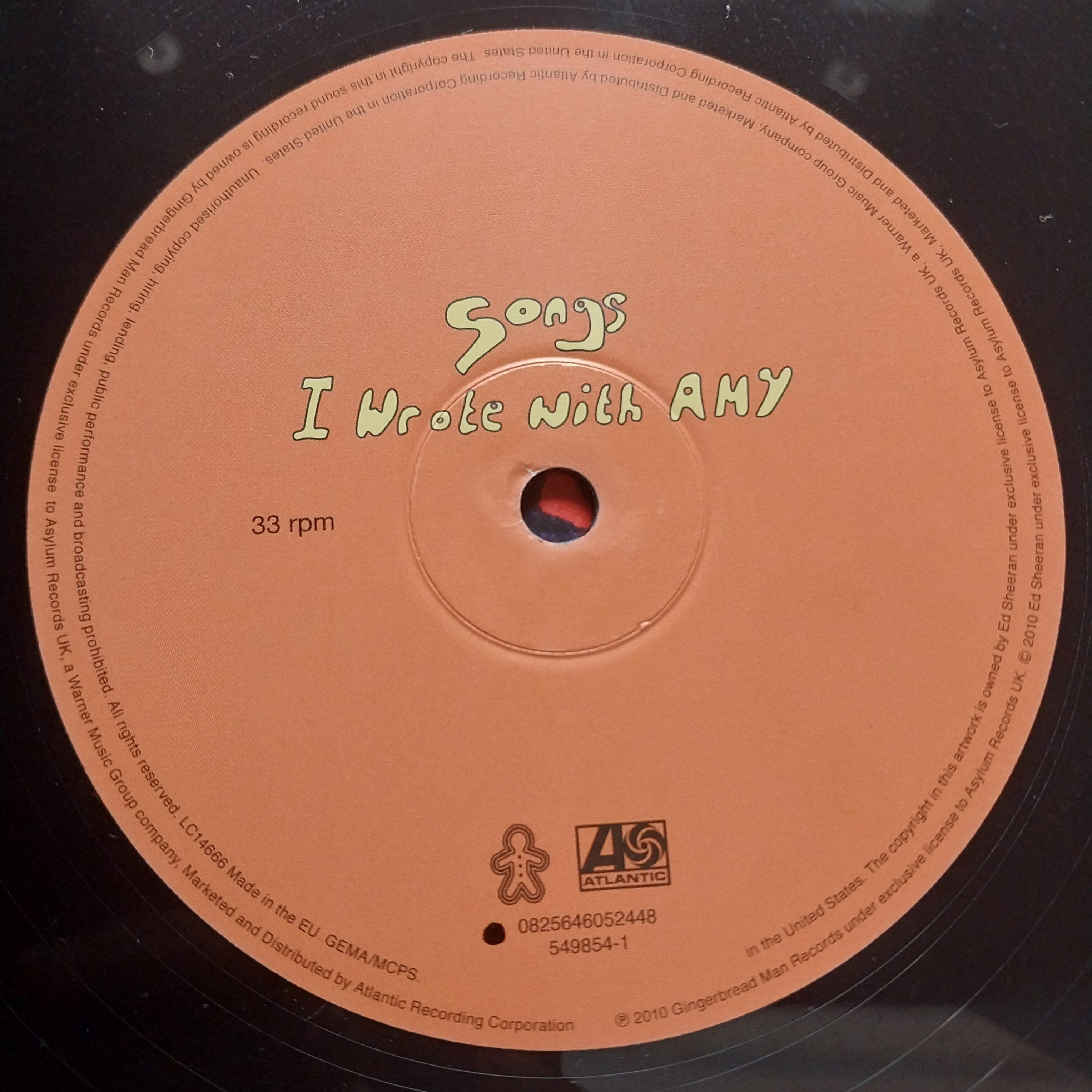 Ed Sheeran  - Songs I Wrote With Amy (Vinyl)