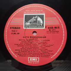 Lata Mangeshkar  - Live At Royal Albert Hall, London (Vinyl)