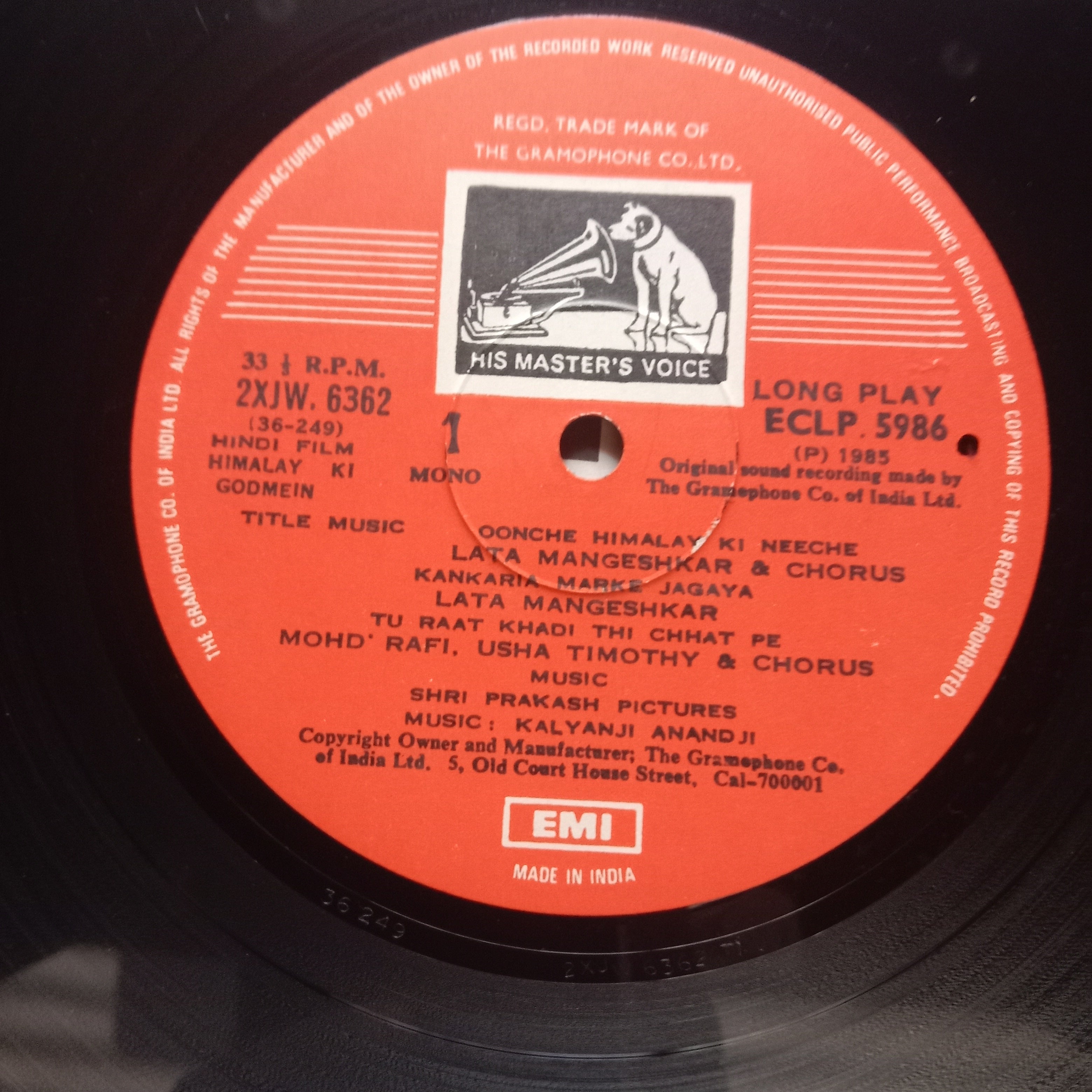 Kalyanji Anandji* - Himalay Ki Godmein (Vinyl)