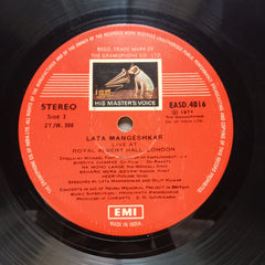 Lata Mangeshkar  - Live At Royal Albert Hall, London (March 1974 (Vinyl)