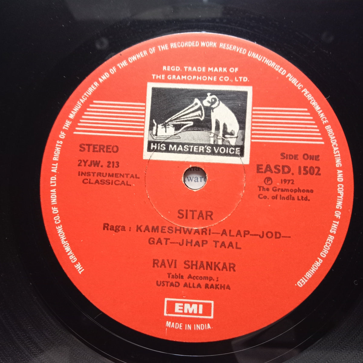 Ravi Shankar  - Ragas: Kameshwari • Gangeshwari • Rangeshwari (Vinyl)