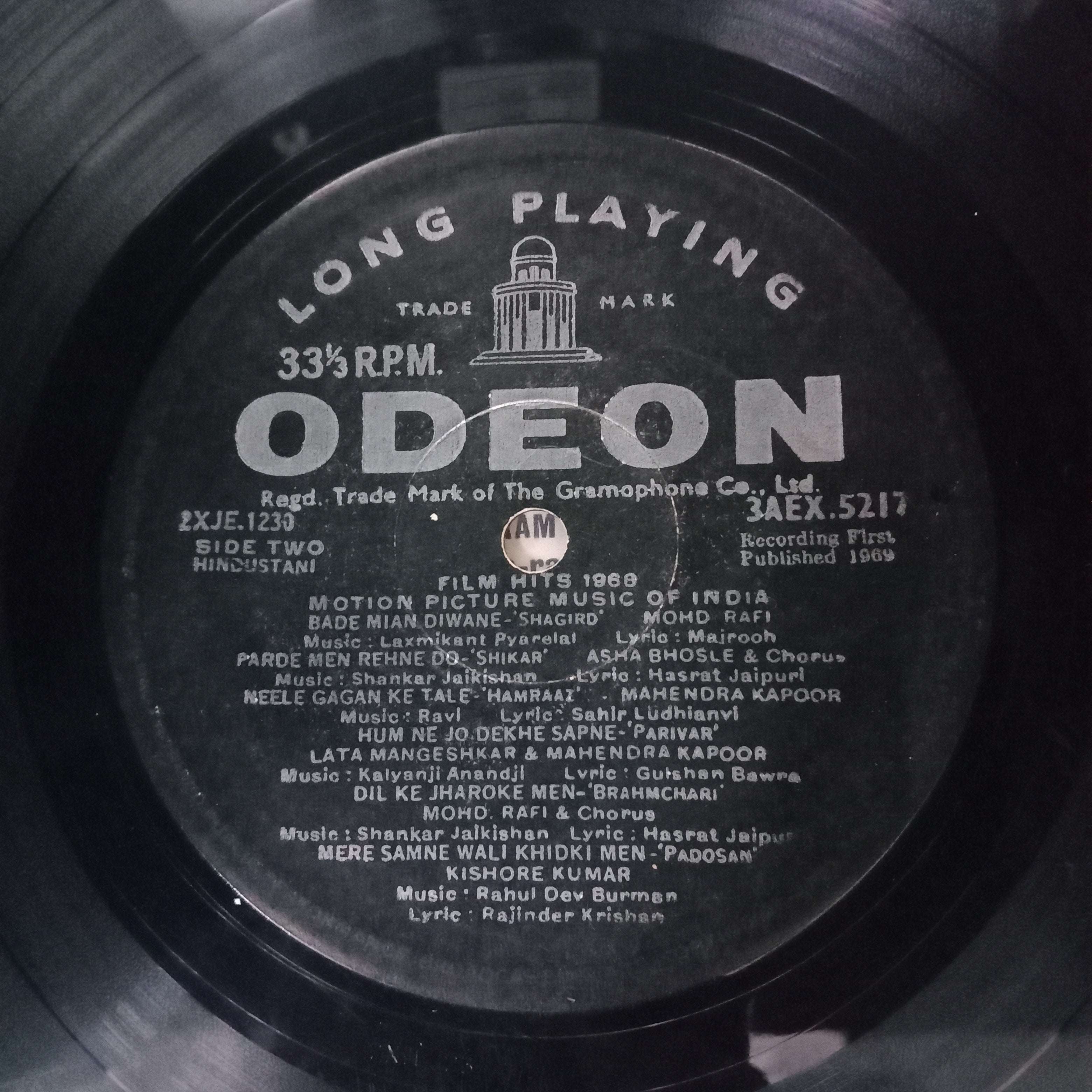 Various  - Film Hits 1968 - Motion Picture Music Of India (Vinyl)