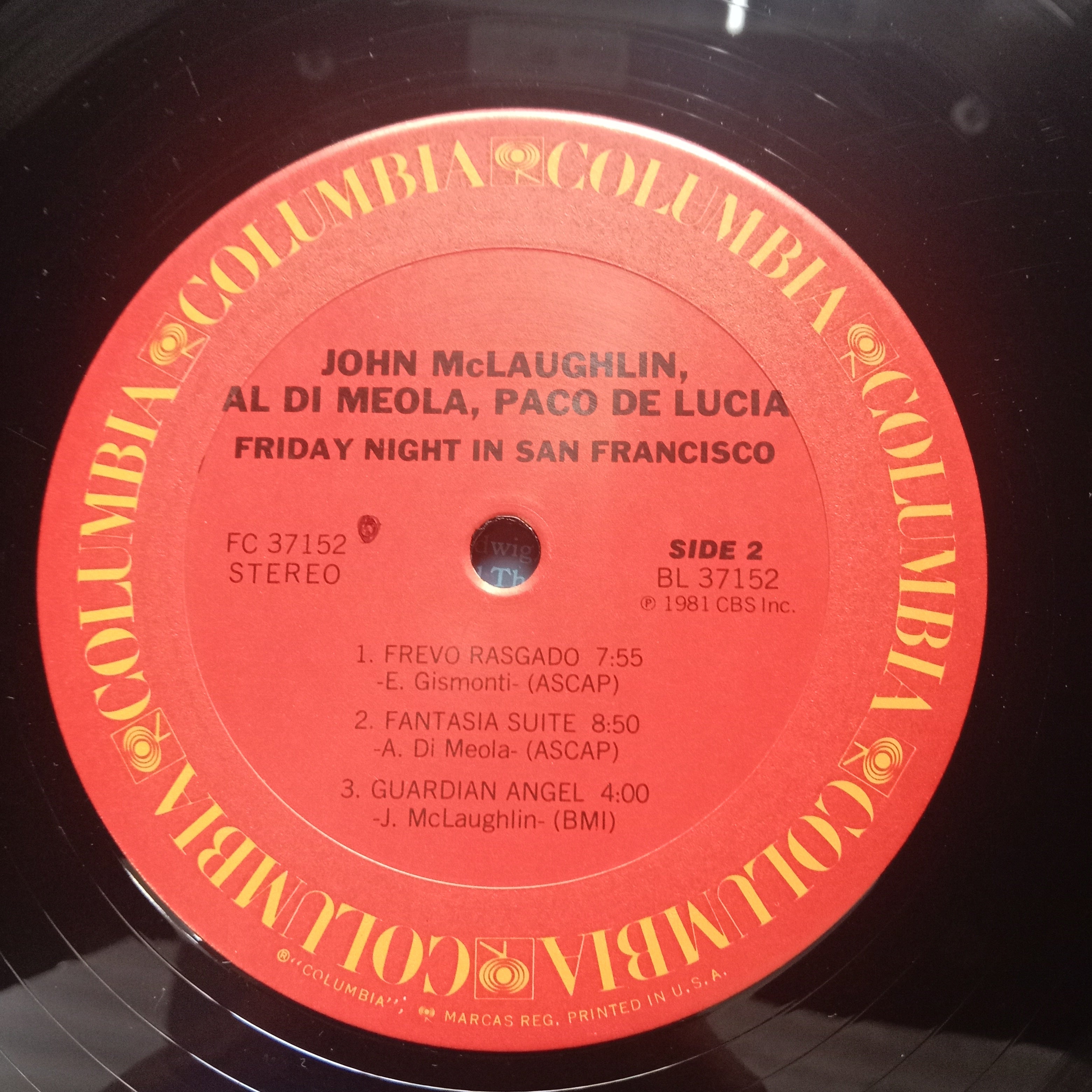 Al Di Meola, John McLaughlin, Paco De Lucia*  - Friday Night In San Francisco (Vinyl)