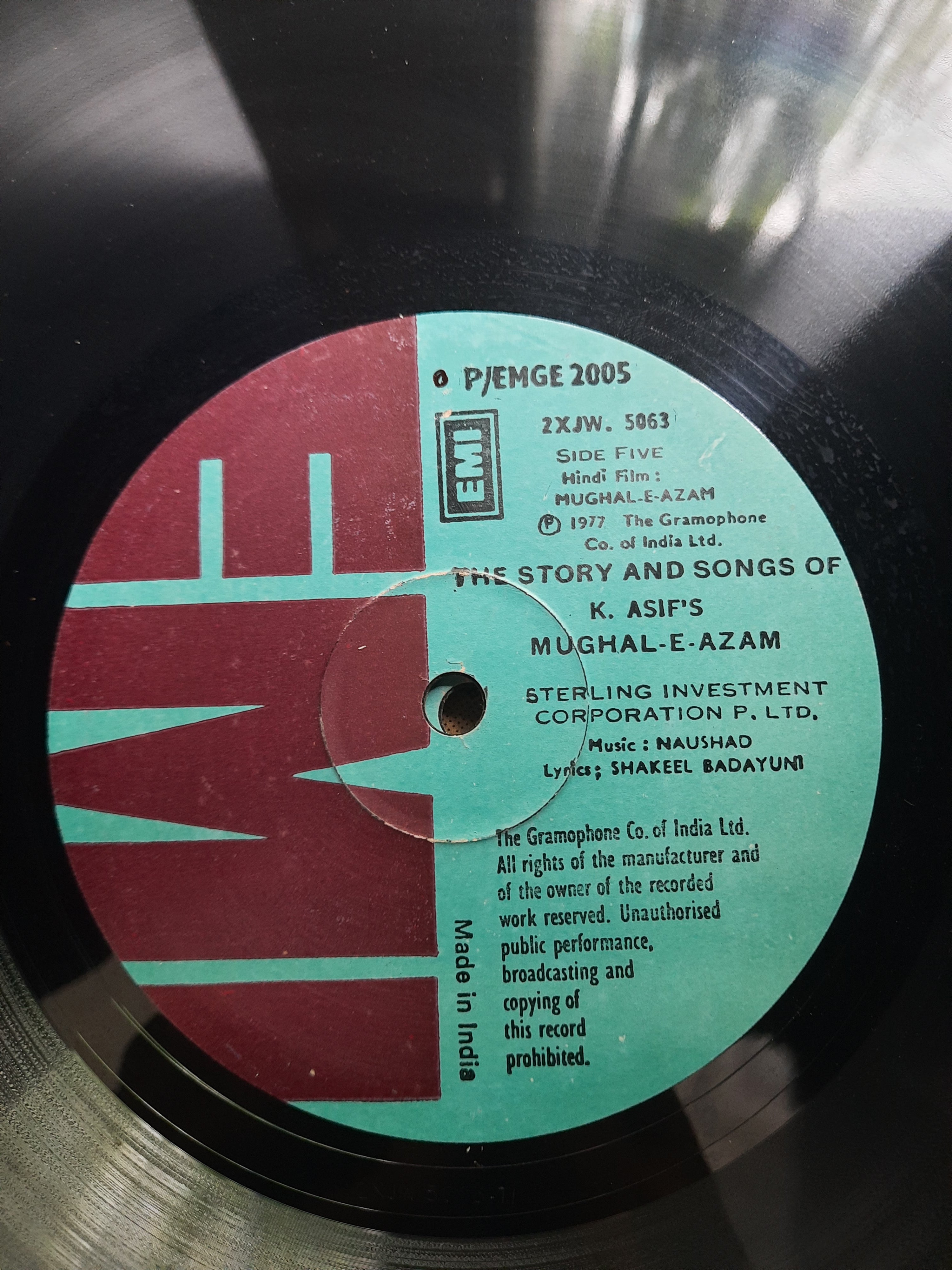 Naushad, Shakeel Badayuni  - The Story And Songs Of K. Asif'S Mughal-E-Azam (Vinyl)