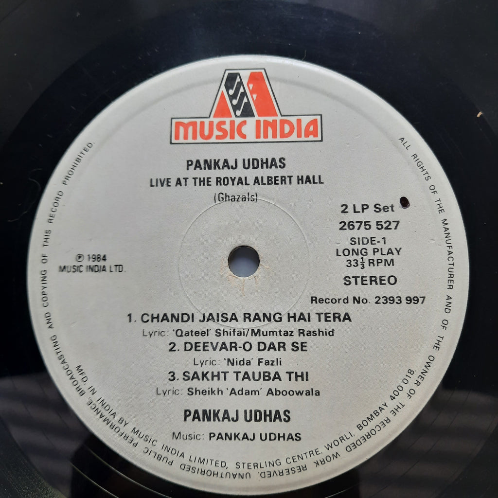 Pankaj Udhas - Live At The Royal Albert Hall (Vinyl)