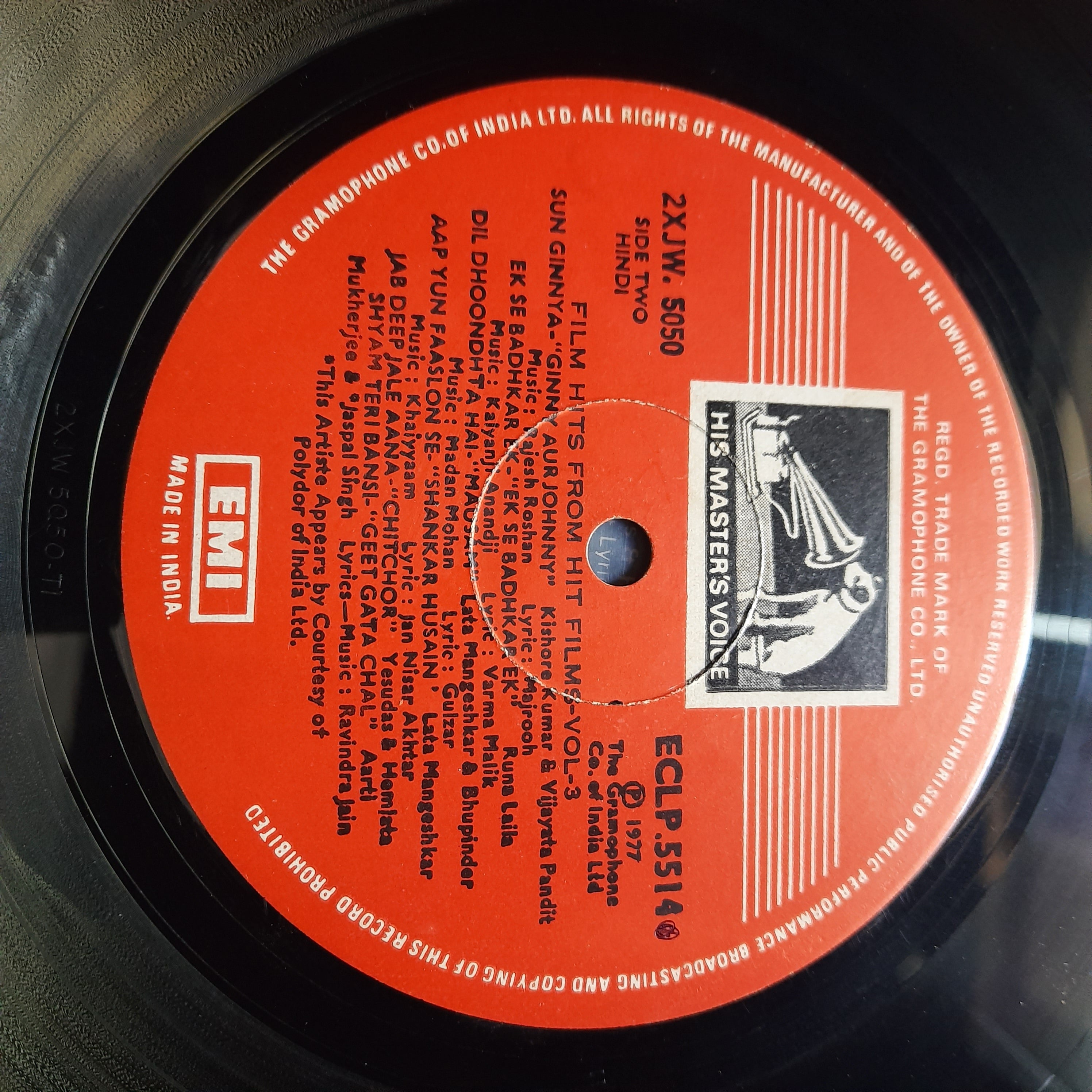 Various  - Film Hits From Hit Films (Volume 3) (Vinyl)