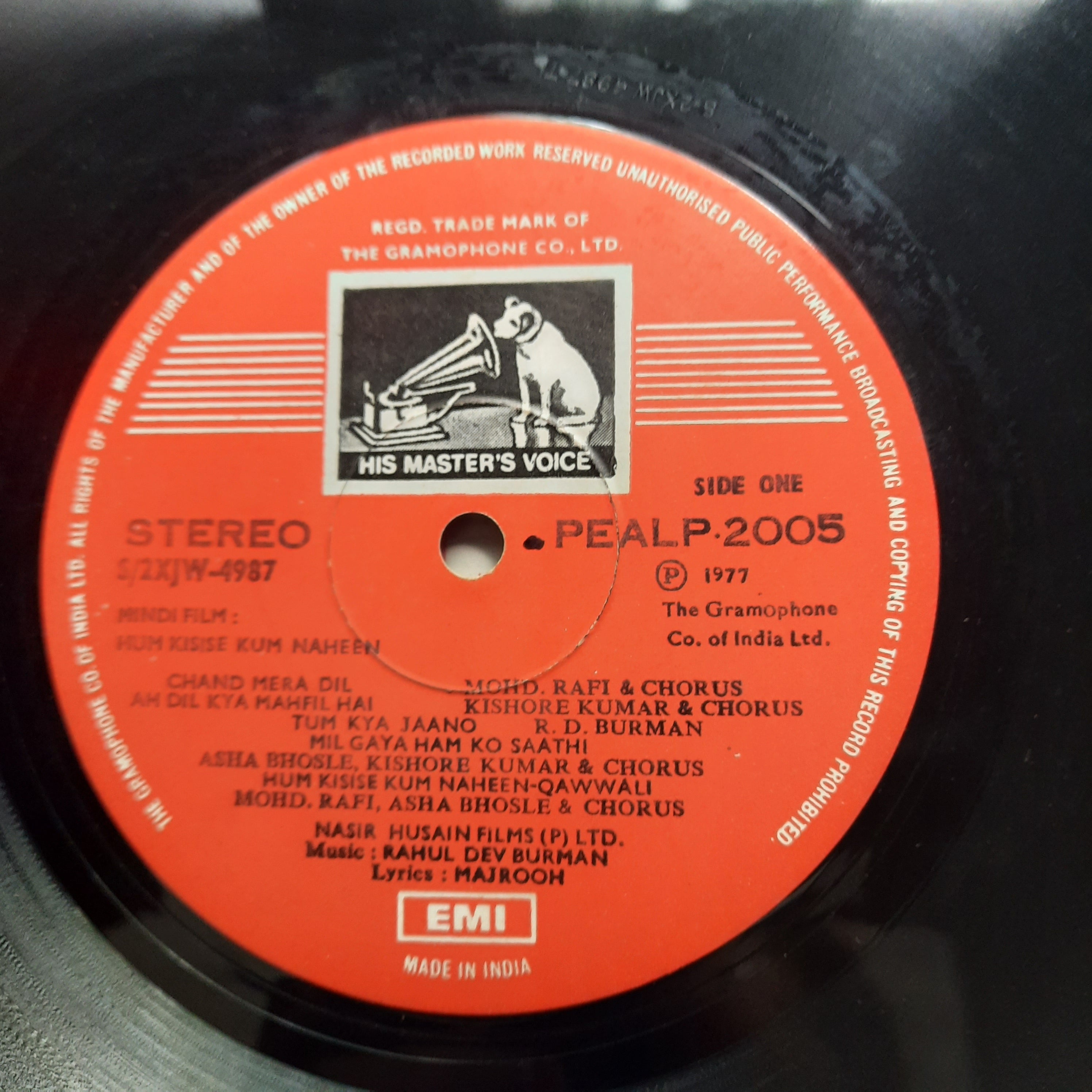 Rahul Dev Burman*, Majrooh*  - Hum Kisise Kum Naheen (Vinyl)