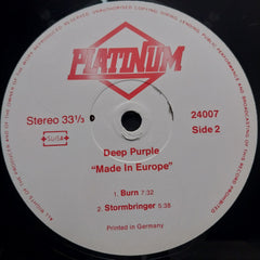 Deep Purple  - Made In Europe (Vinyl)