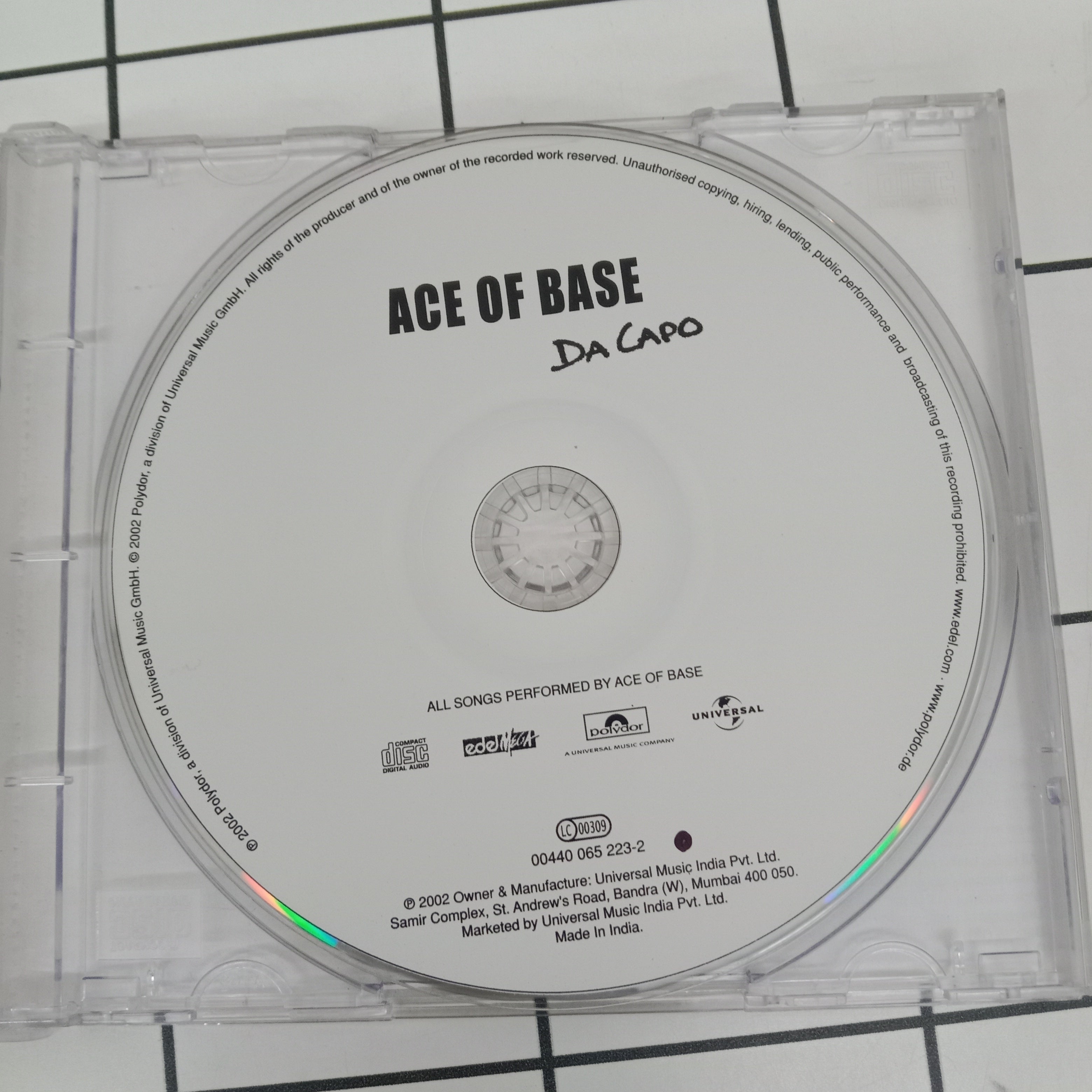 Ace Of Base - Da Capo (CD)