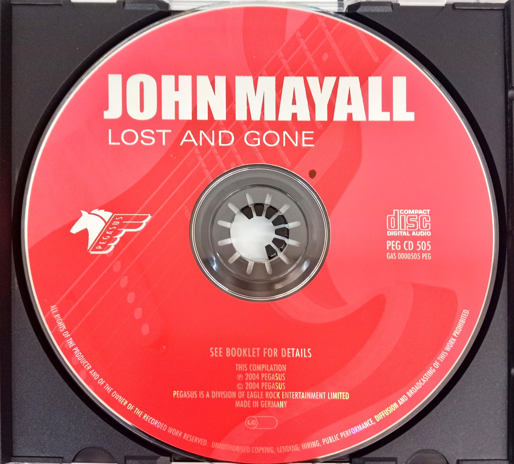 John Mayall -  Lost And Gone  (CD)