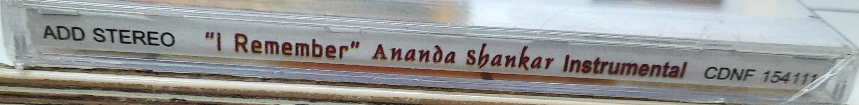 Ananda Shankar - I Remember (CD)