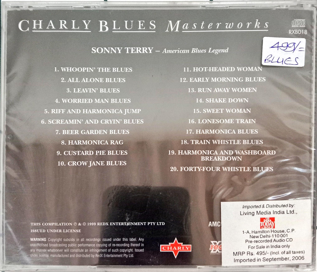 Sonny Terry -  American Blues Legend (CD)