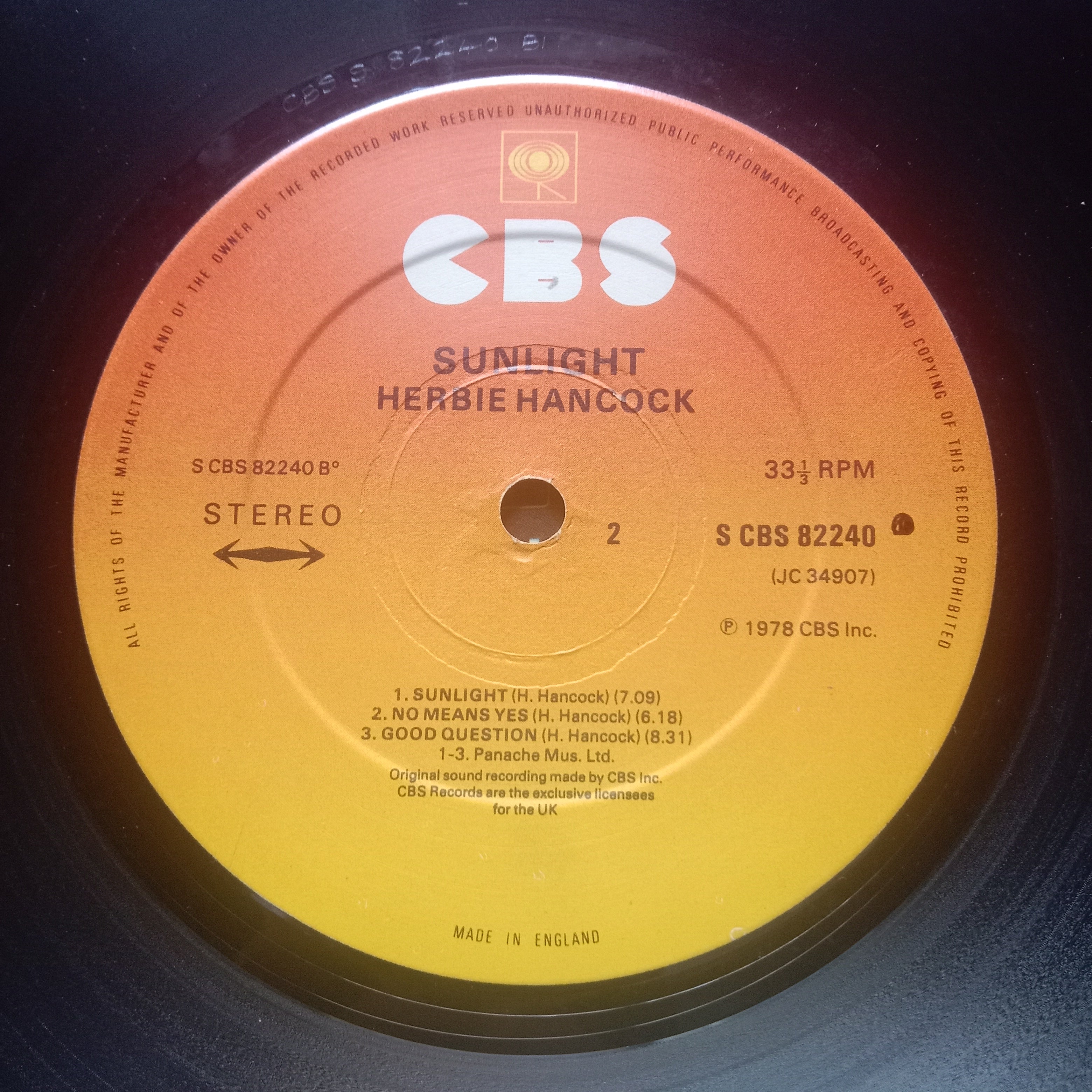 Herbie Hancock  - Sunlight (Vinyl)