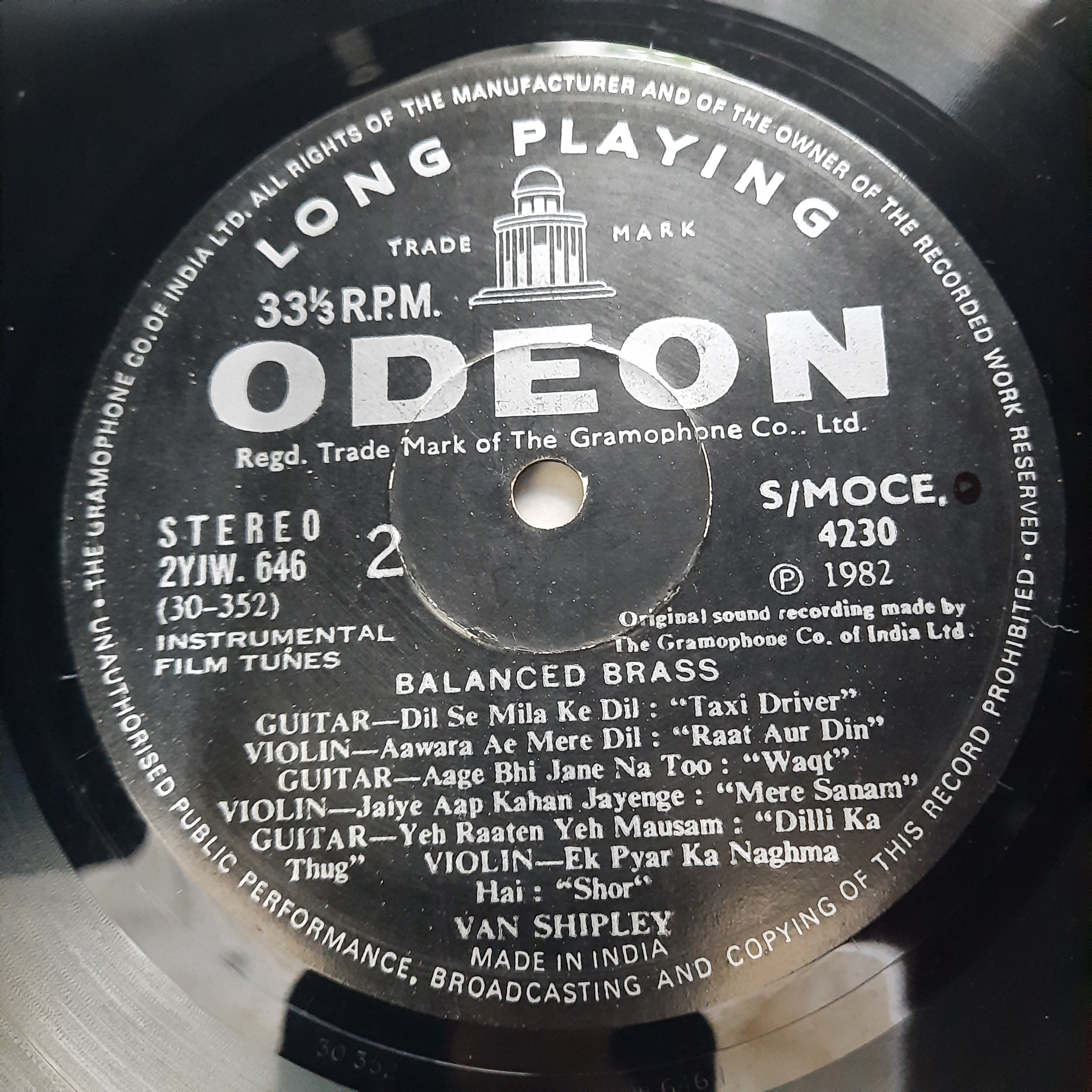 Van Shipley  - Balanced Brass (Vinyl)