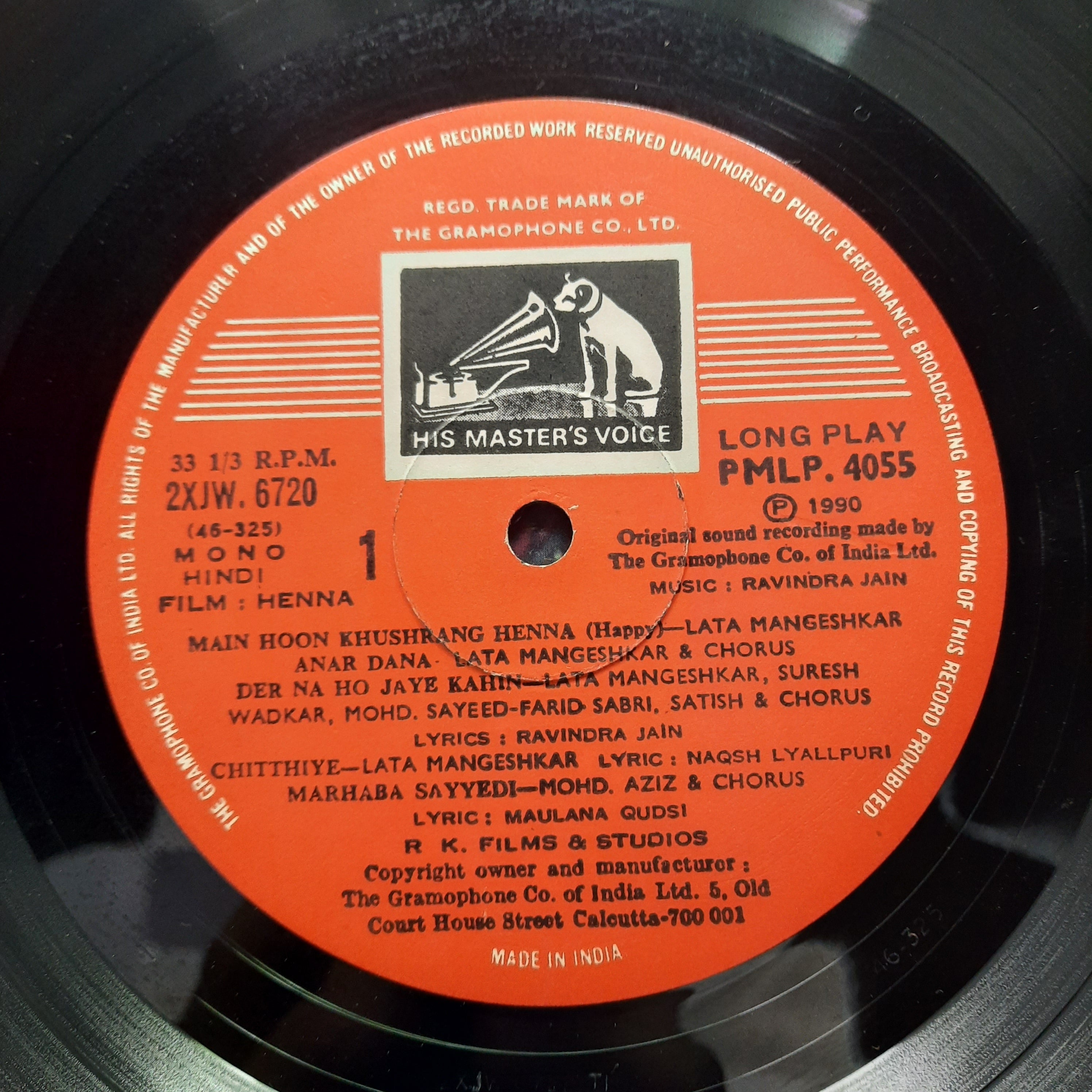 Ravindra Jain  - Henna (Vinyl)