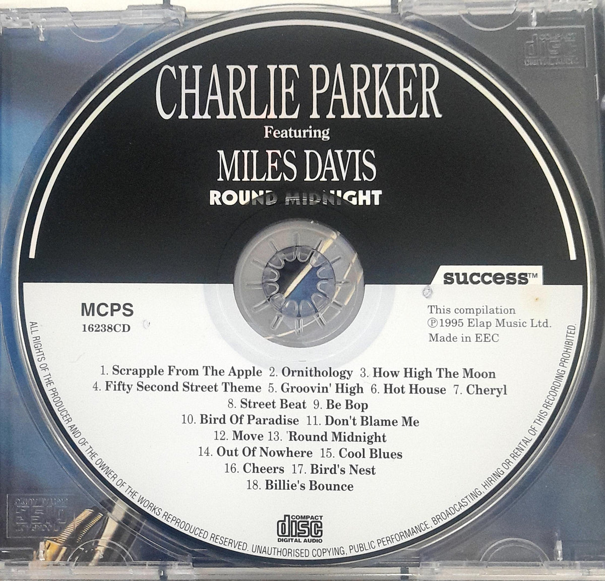Charlie Parker Featuring Miles Davis - Round Midnight (CD)