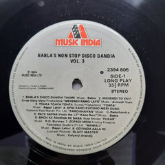 Babla  - Non Stop Disco Dandia Vol. 3 (Vinyl)