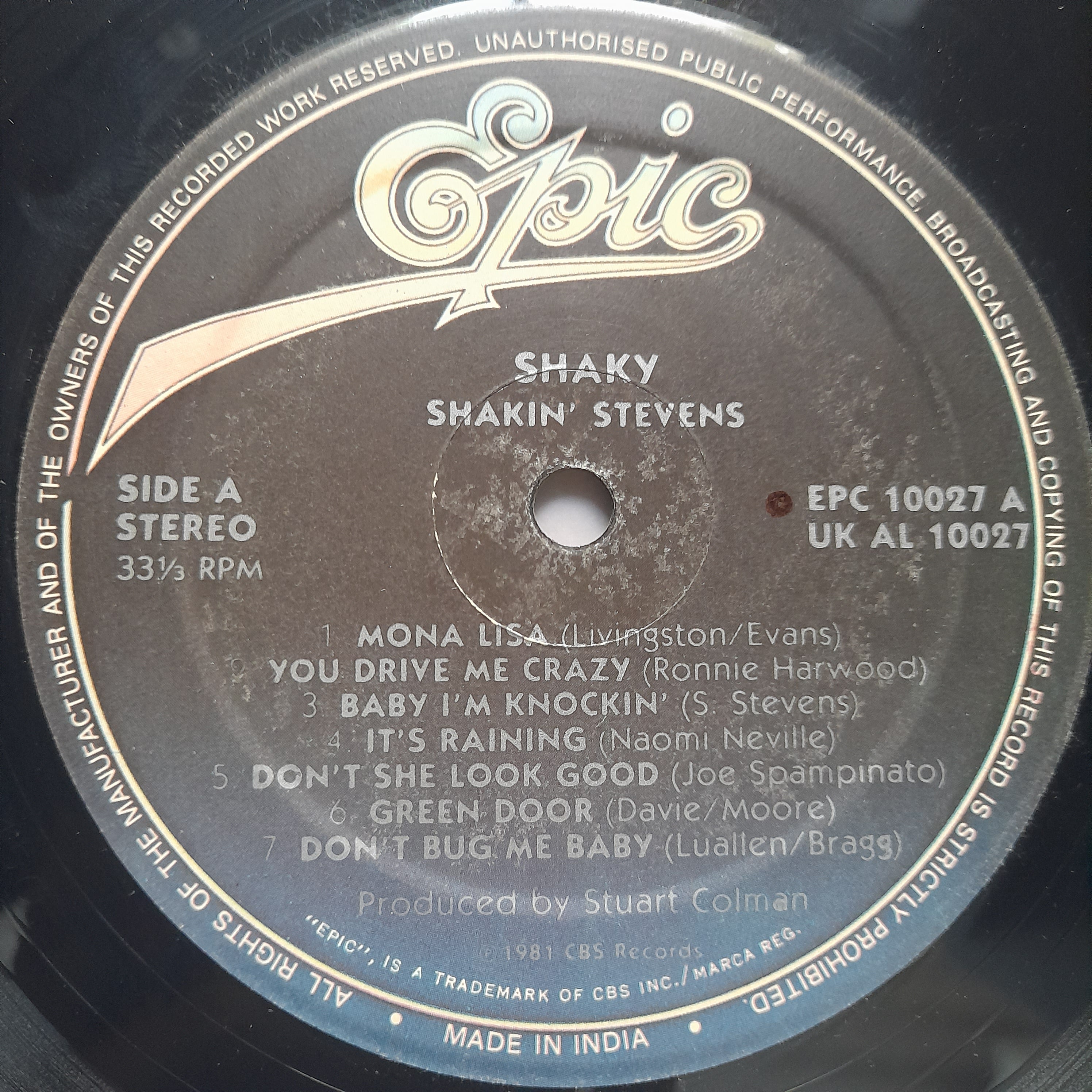 Shakin' Stevens  - Shaky (Vinyl)