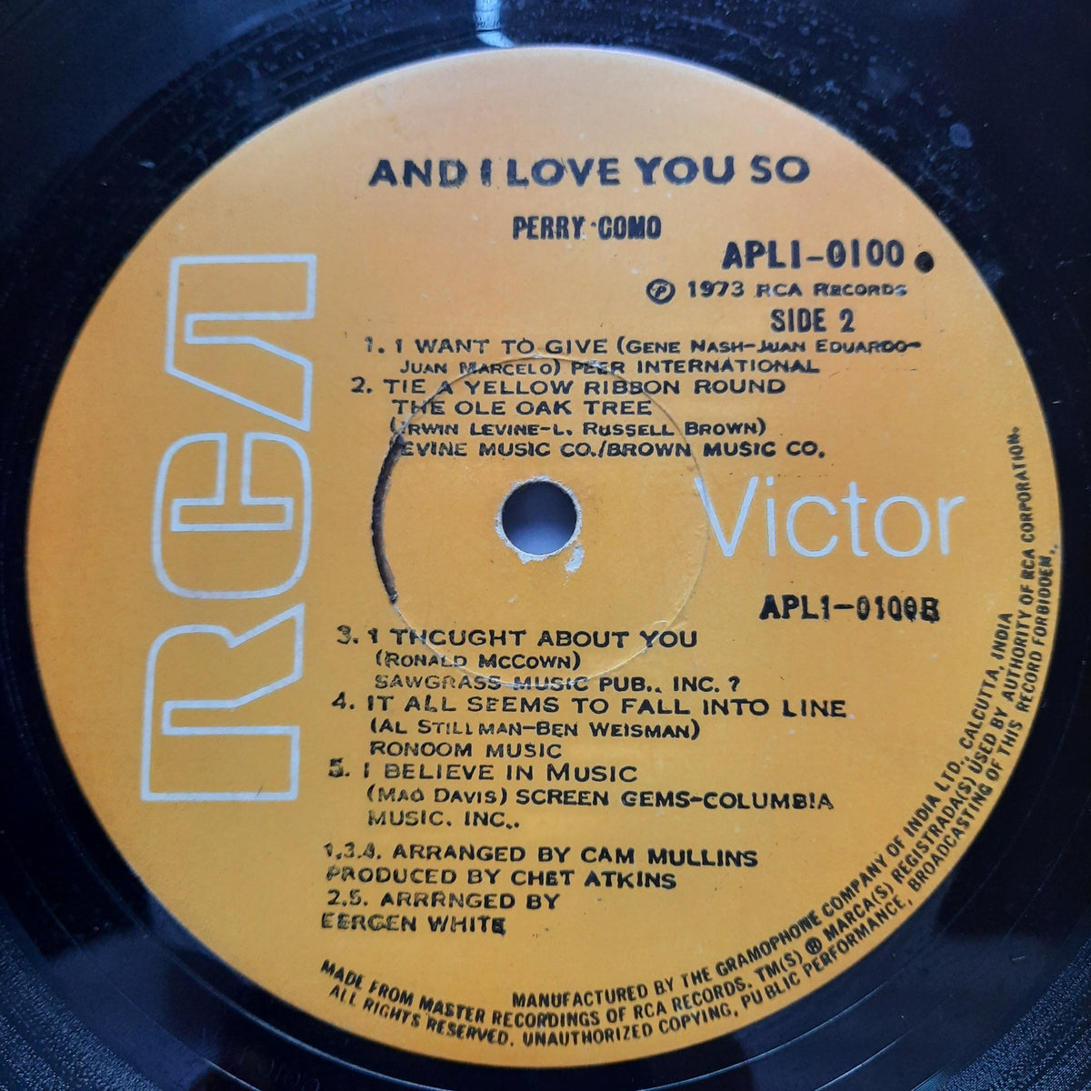 Perry Como - And I Love You So (Vinyl)