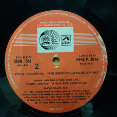Rasoolan Bai  - Thumriyan (Vinyl)