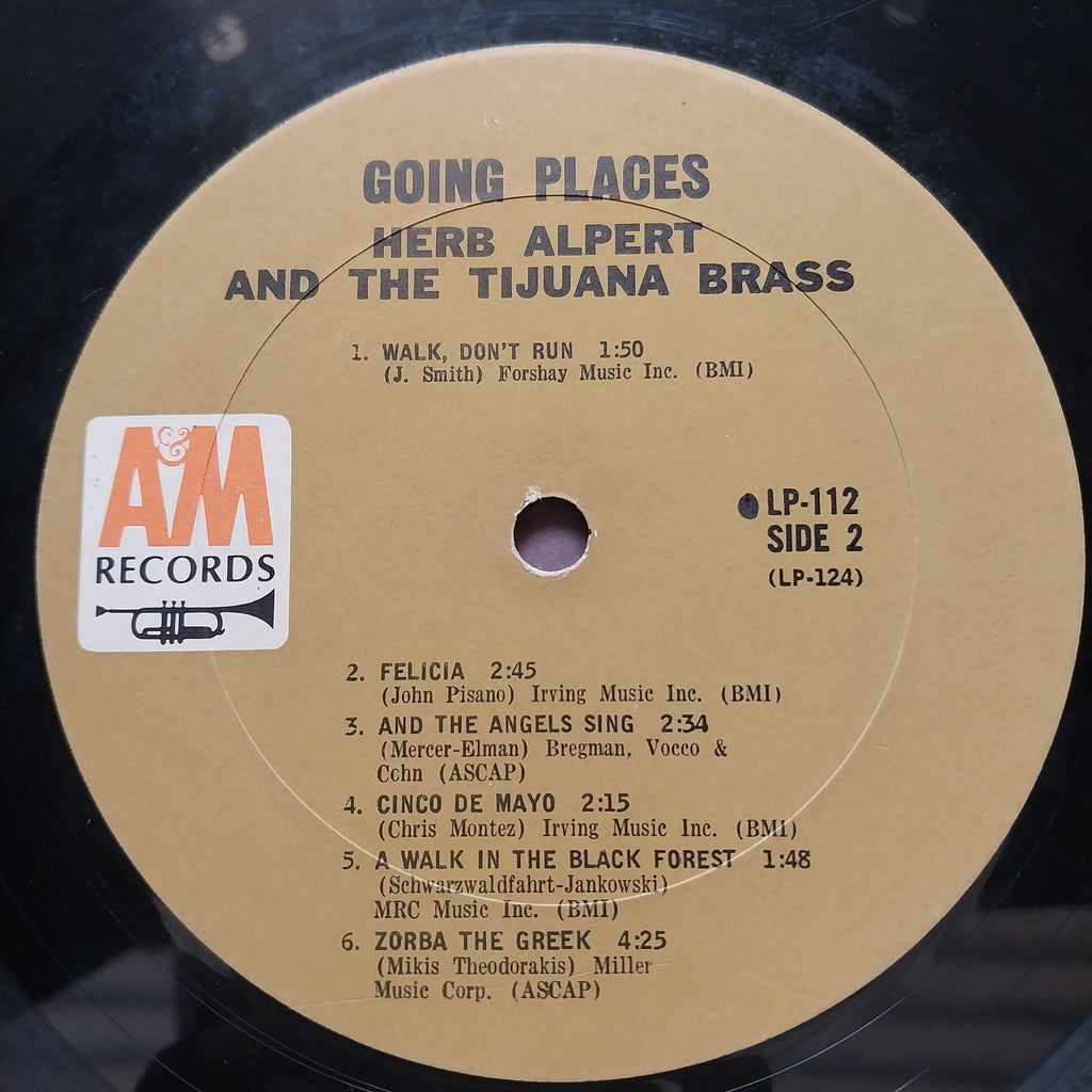 Herb Alpert And The Tijuana Brass - !!Going Places!! (Vinyl)