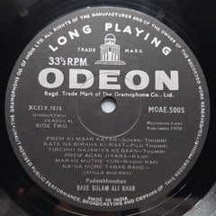 Padma Bhooshan Ustad Bade Ghulam Ali Khan - Padma Bhooshan Ustad Bade Ghulam Ali Khan (Vinyl)