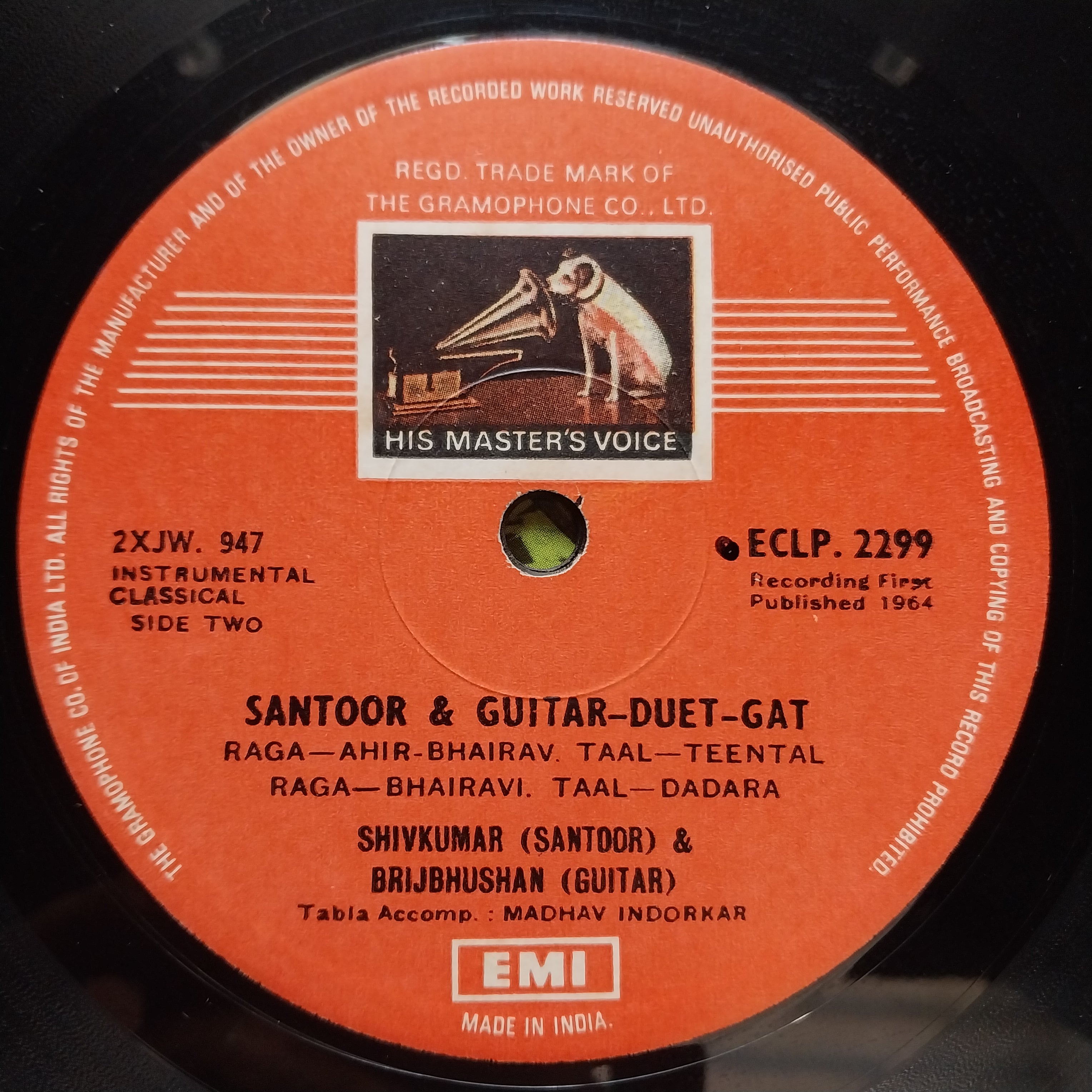 Shivkumar Sharma* & Brij Bhushan Kabra - Santoor & Guitar (Vinyl)