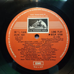 Lata Mangeshkar  - Down Memory Lane (Vinyl)