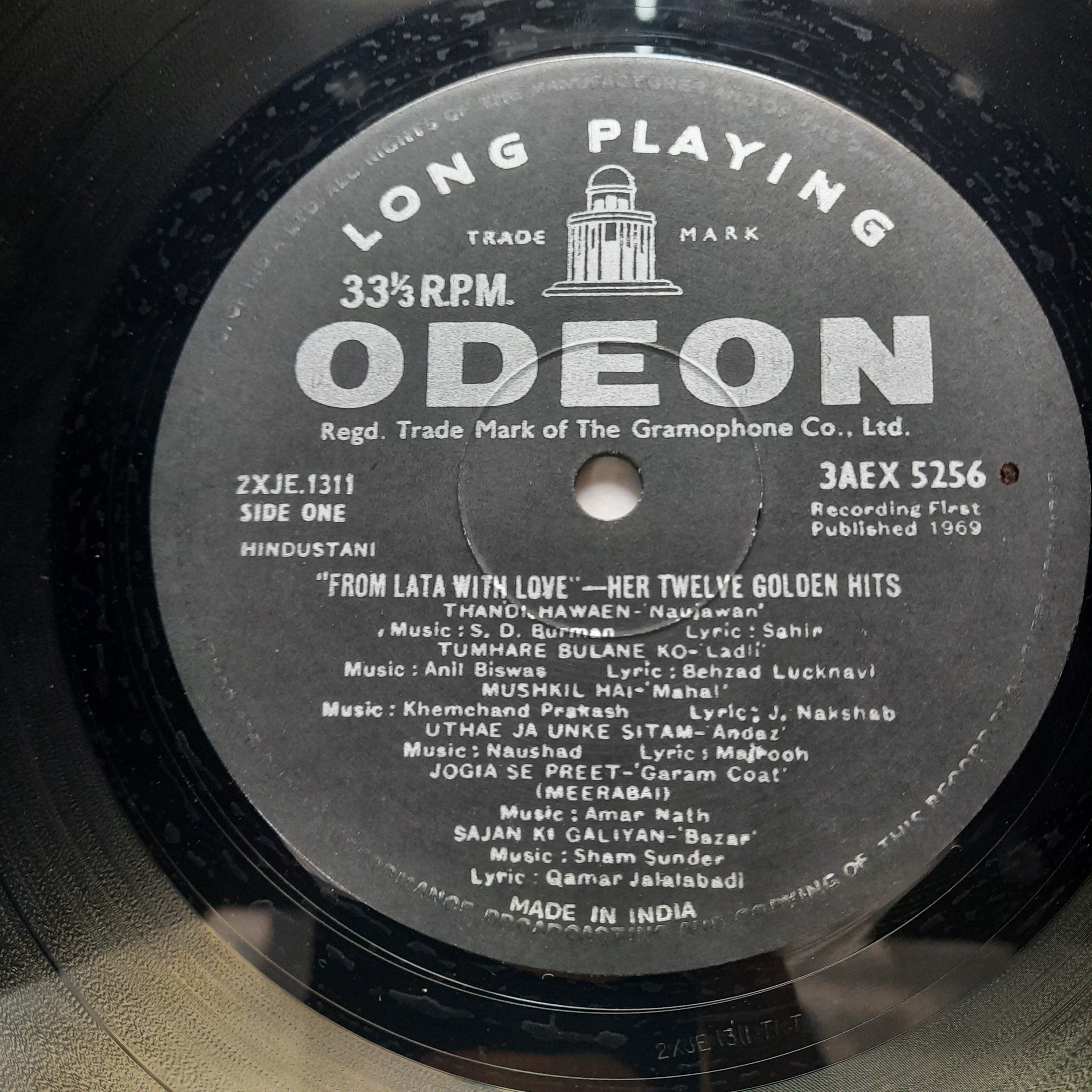 Lata From Lata With Love - Her Twelve Golden Hits (Vinyl)