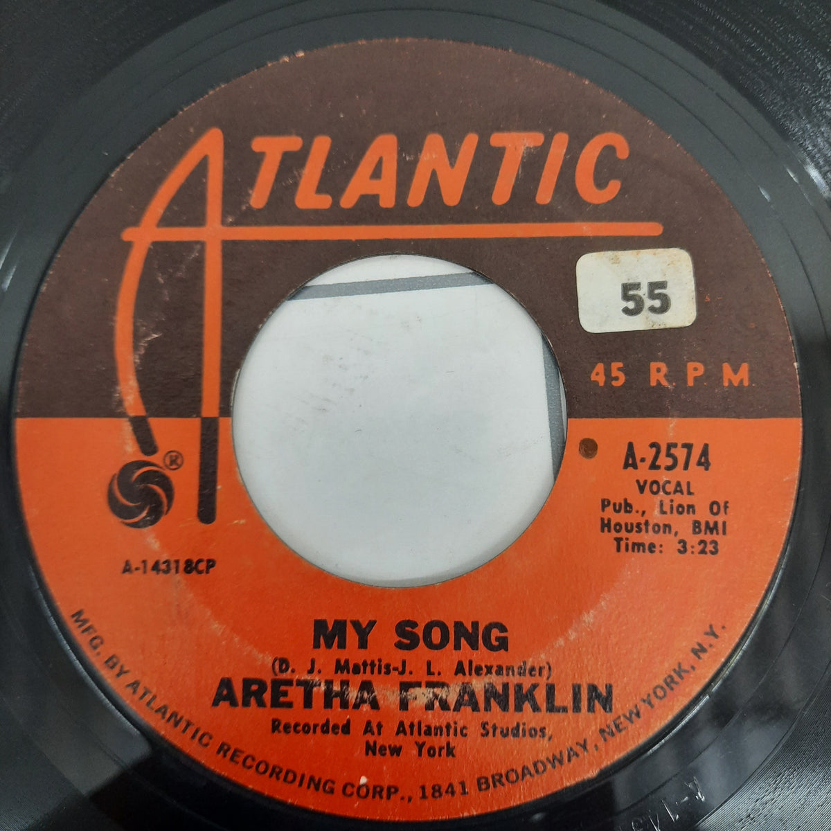 Aretha Franklin  -  See Saw (45-RPM)