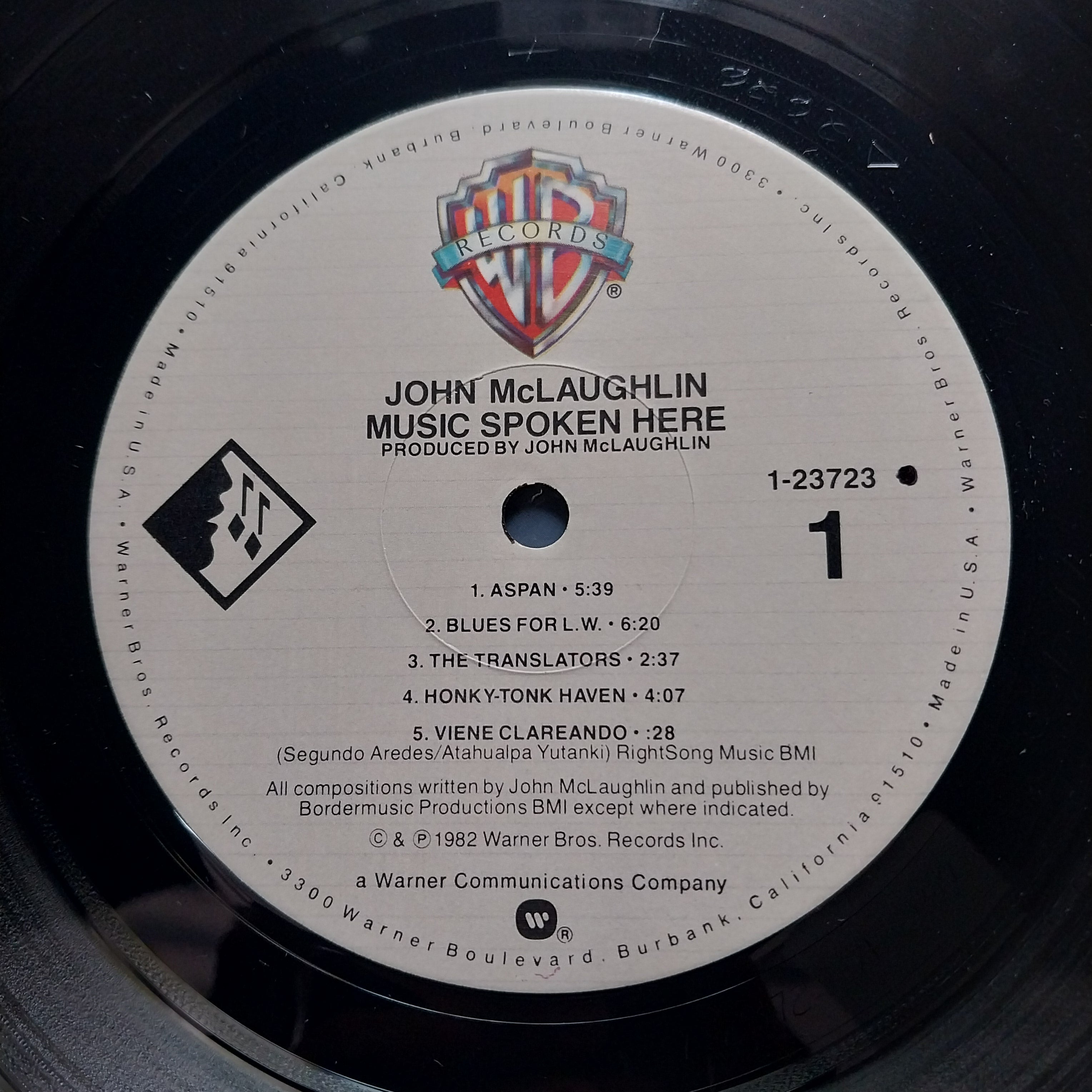 John McLaughlin  - Music Spoken Here (Vinyl)
