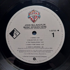 John McLaughlin  - Music Spoken Here (Vinyl)